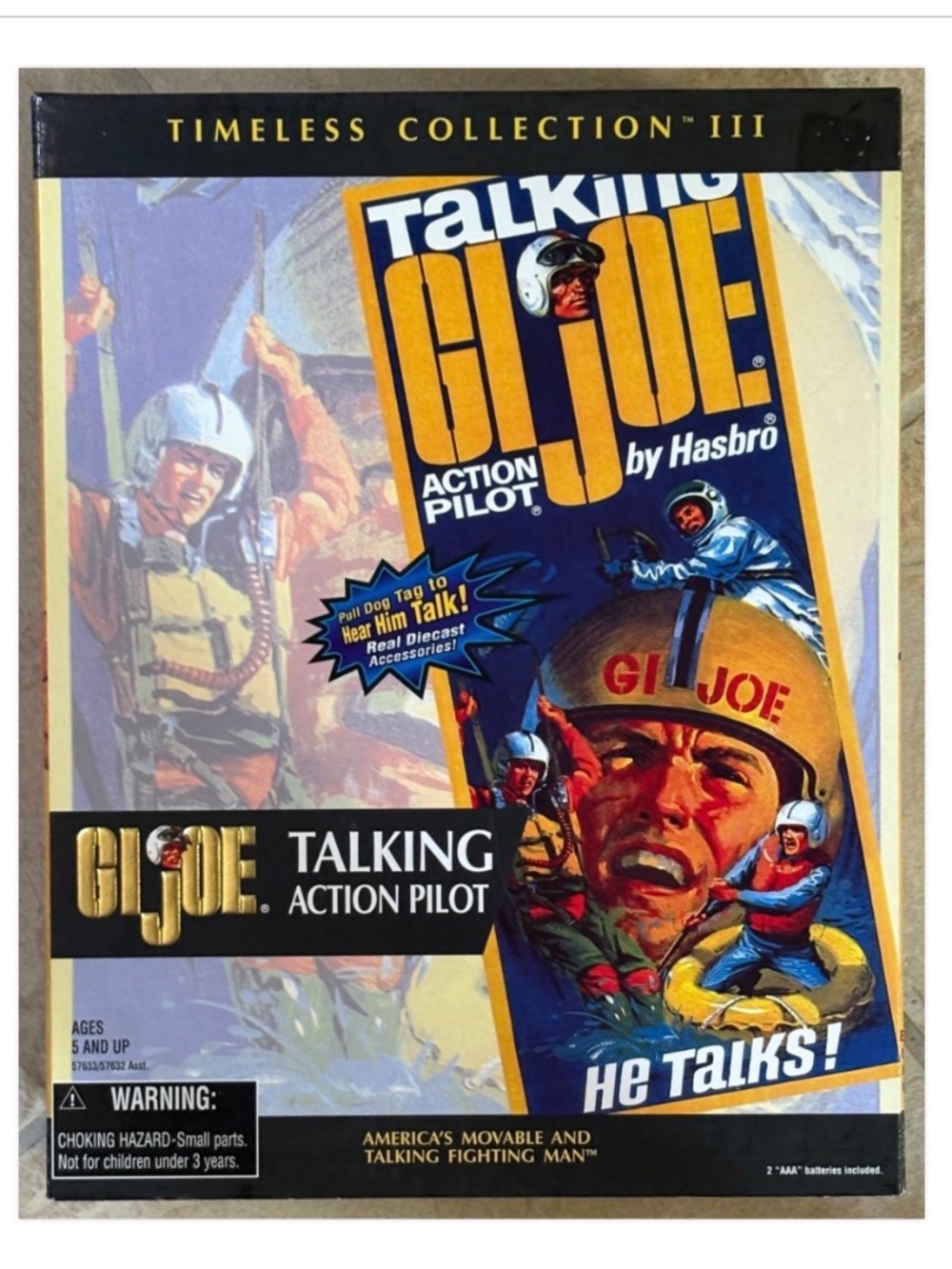 GI Joe - Timeless Collection III - Talking Action Pilot - 12" Action Figure New